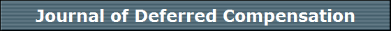 Journal of Deferred Compensation